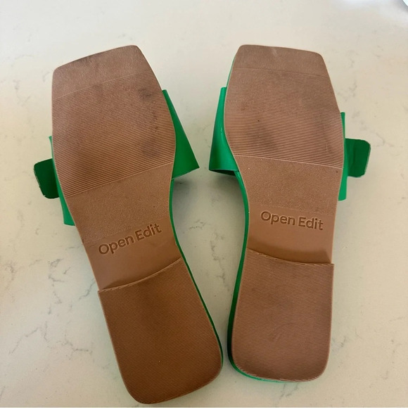 Open Edit Lely Slide sandal in green Size: 5M - Picture 6 of 6